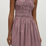 Faithfull - Heidi Mini Dress Gingham Deep Red - Final Sale