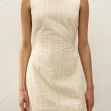 Faithfull - Sofia Mini Dress Butter Textured Gingham
