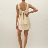 Faithfull - Sofia Mini Dress Butter Textured Gingham