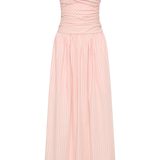 Faithfull - Portlligat Maxi Dress Carmen Stripe Peony White