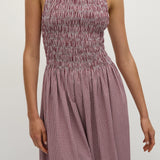 Faithfull - Laia Maxi Dress Gingham Deep Red
