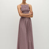 Faithfull - Laia Maxi Dress Gingham Deep Red