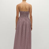 Faithfull - Laia Maxi Dress Gingham Deep Red