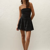 Faithfull - Roja Mini Dress Rosa Broderie Black
