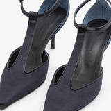 Christopher Esber - T-Bar Satin Heel
