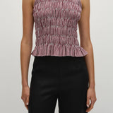 Faithfull - Heidi Top Gingham Deep Red