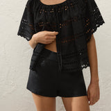 Faithfull - Mitla Top Rosa Broderie Black