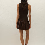 Faithfull - Palomar Mini Dress Espresso