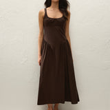 Faithfull - Marcella Midi Dress Espresso