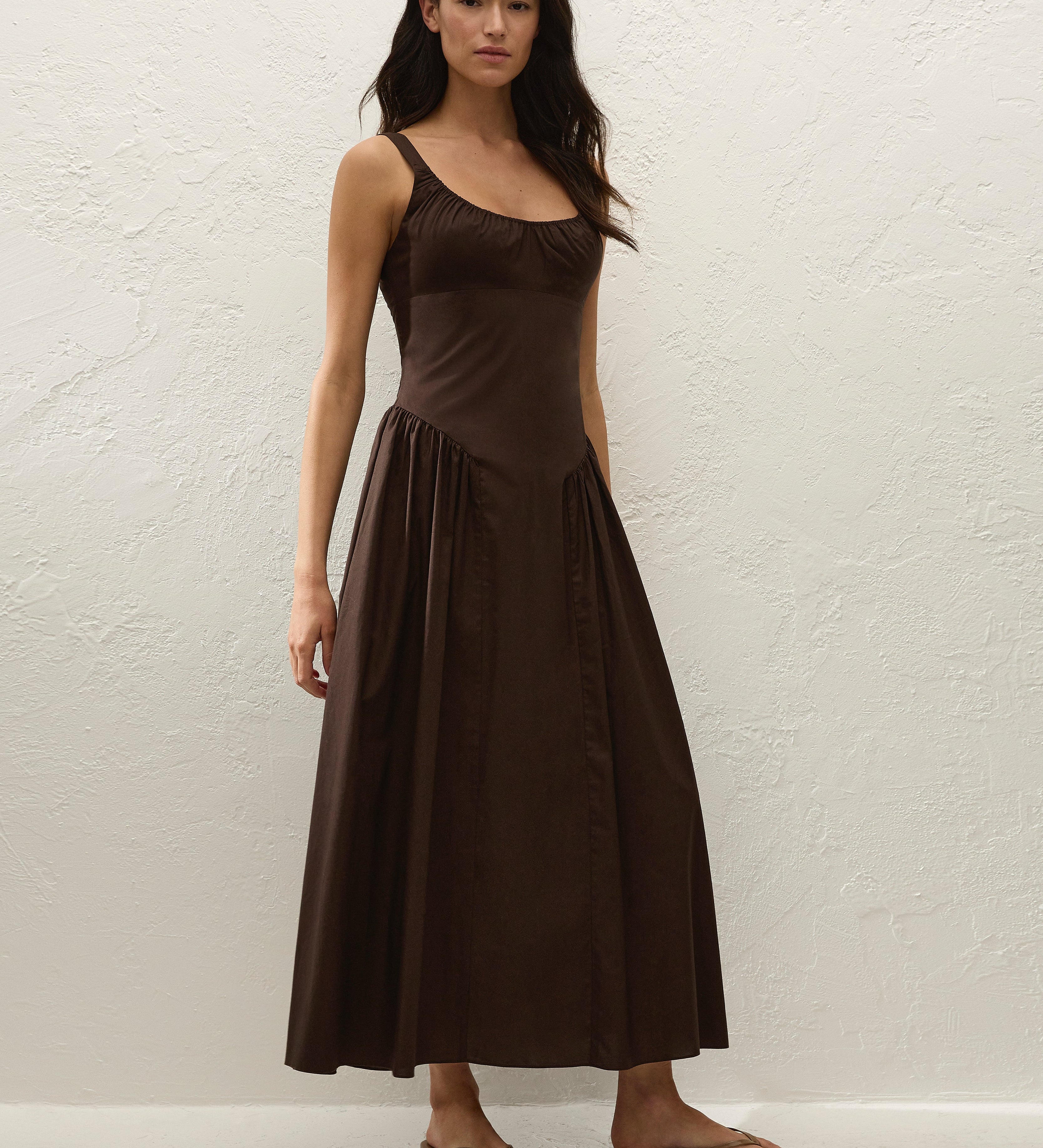 Faithfull - Marcella Midi Dress Espresso