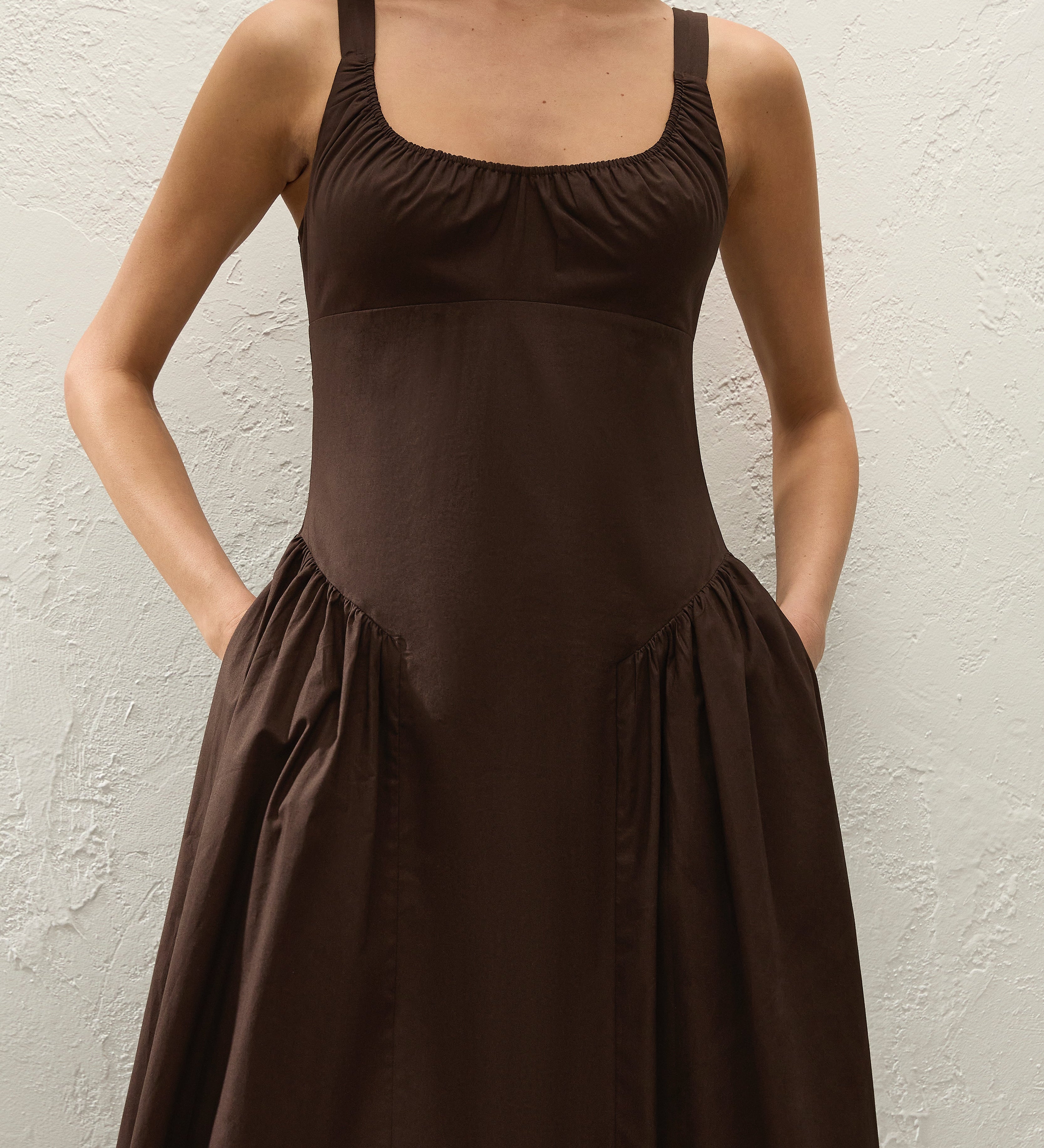 Faithfull - Marcella Midi Dress Espresso