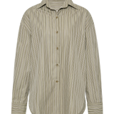 Faithfull - En Vau Shirt Khaki Stripe - Final Sale