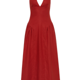 Faithfull - La Cala Midi Dress Chilli