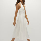 Faithfull - Marie Midi Dress White