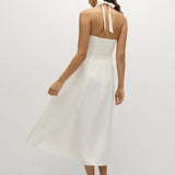 Faithfull - Marie Midi Dress White