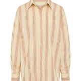 Faithfull - The Stripe Shirt Straw Stripe