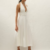 Faithfull - Bianca Midi Dress White