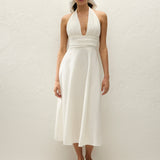 Faithfull - Bianca Midi Dress White