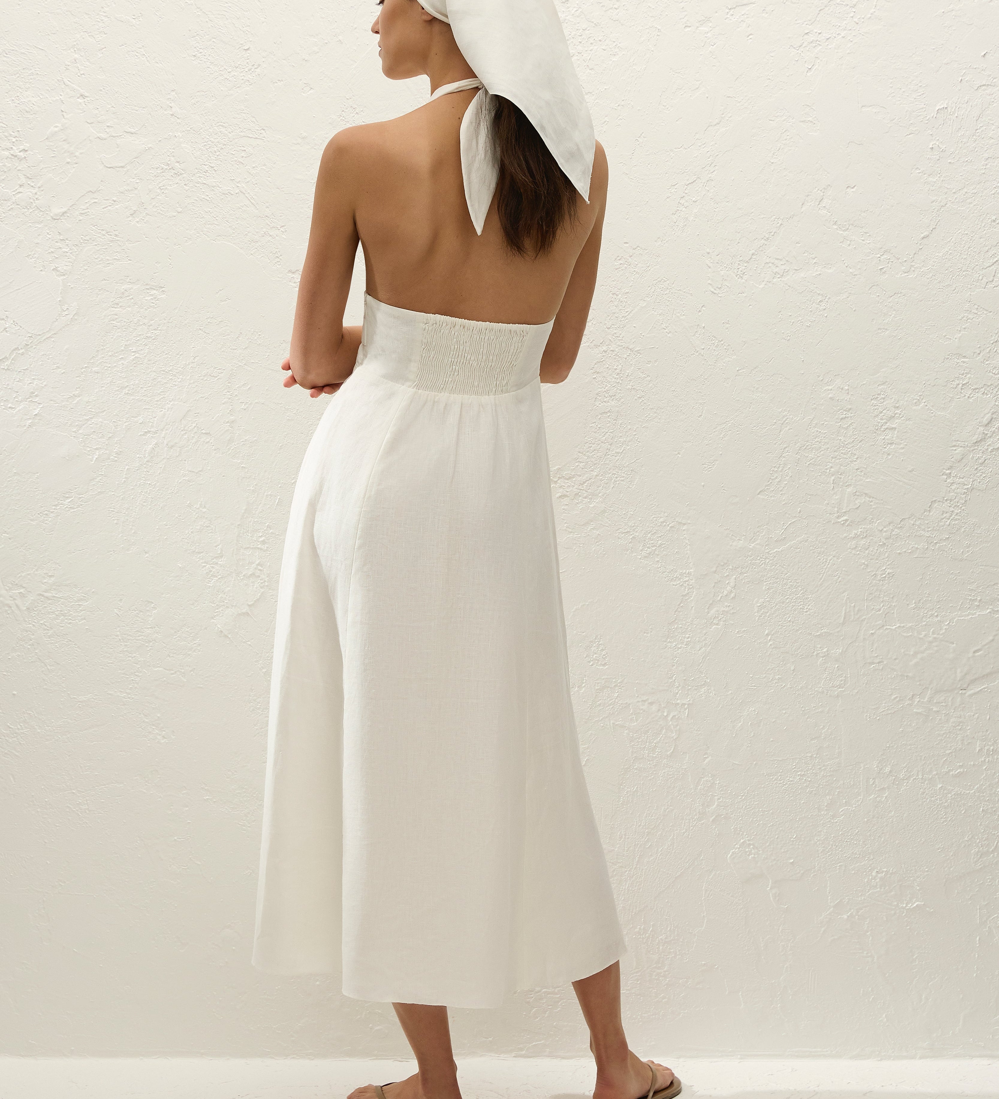 Faithfull - Bianca Midi Dress White
