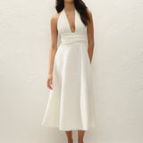 Faithfull - Bianca Midi Dress White