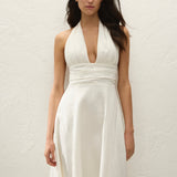 Faithfull - Bianca Midi Dress White