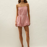 Faithfull - Riatto Playsuit Vintage Red Check