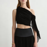 Posse - SOLENE TOP - BLACK