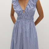 Faithfull - Hedda Maxi Dress Helle Stripe Vintage Navy - Final Sale