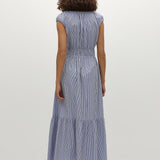 Faithfull - Hedda Maxi Dress Helle Stripe Vintage Navy - Final Sale