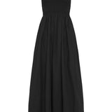 Faithfull - Madella Midi Dress Plain Black - Final Sale