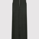 St. Agni - Sheer Silk Gauze Dress - Soot