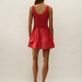 Faithfull - Carolina Mini Dress Red
