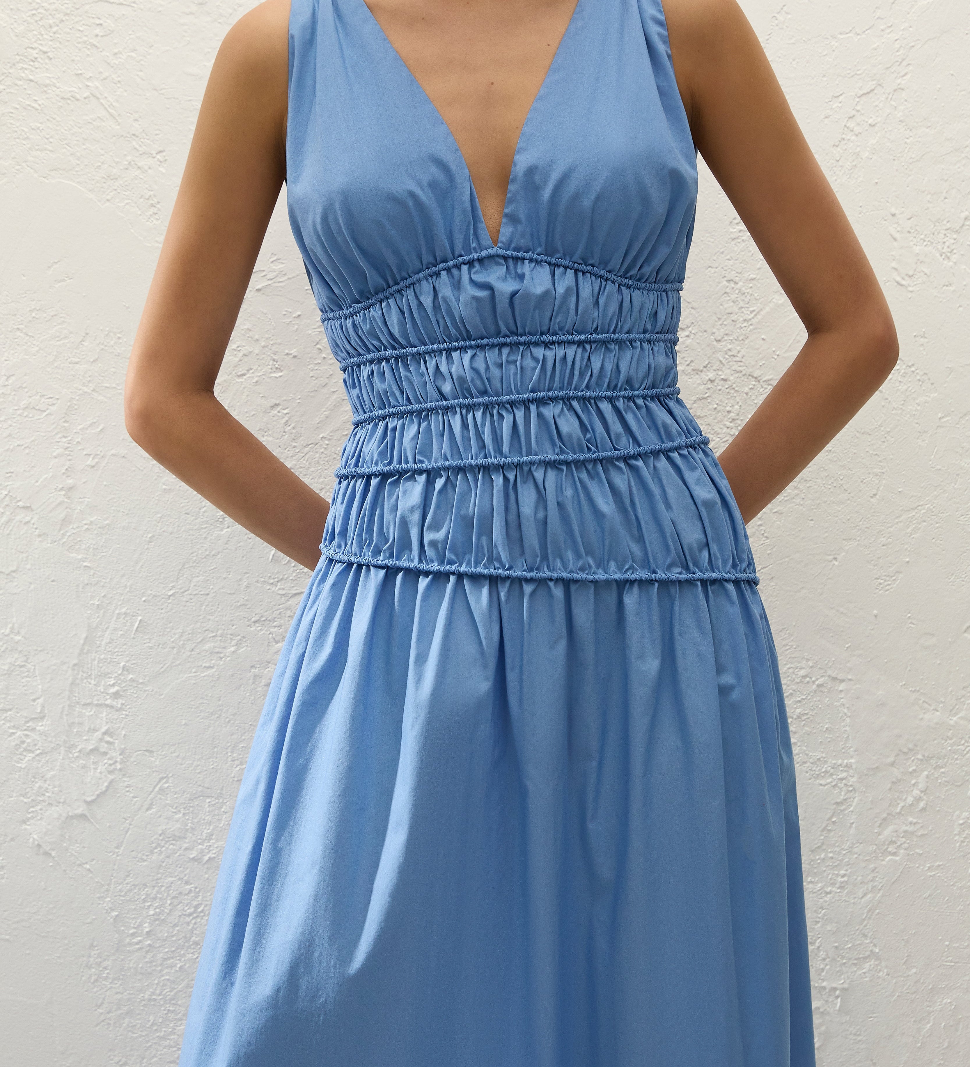 Faithfull - Saja Maxi Dress Venice Blue