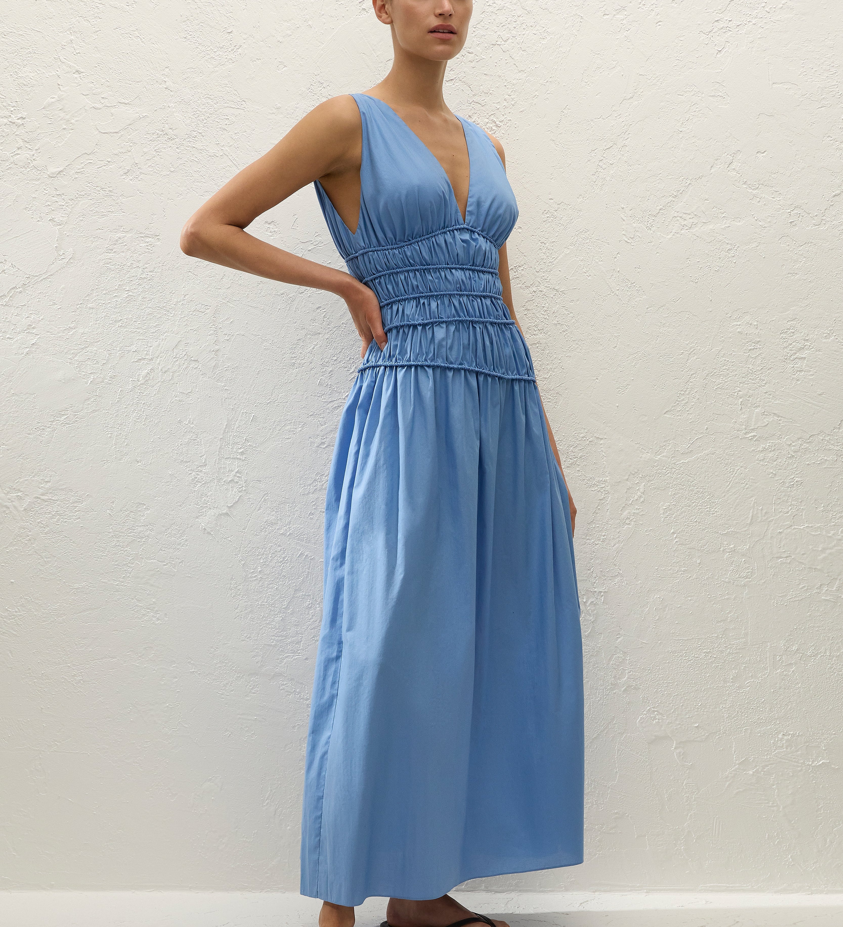 Faithfull - Saja Maxi Dress Venice Blue