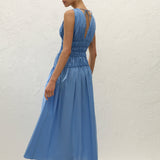 Faithfull - Saja Maxi Dress Venice Blue