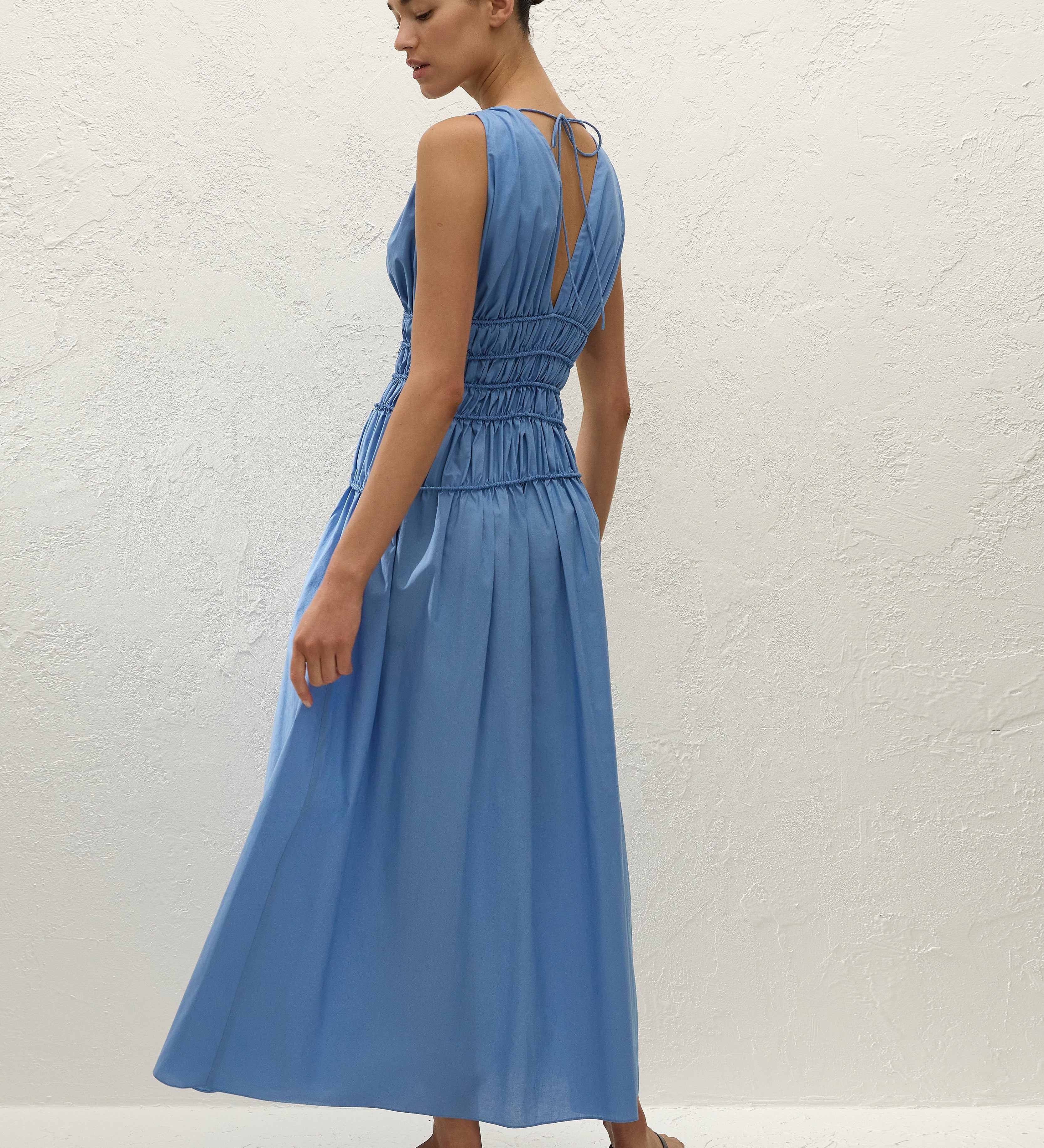 Faithfull - Saja Maxi Dress Venice Blue