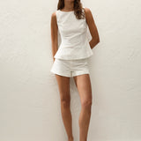 Faithfull - Olivia Top Valentina Broderie White