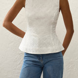 Faithfull - Olivia Top Valentina Broderie White