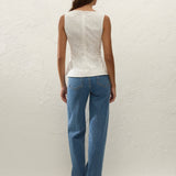 Faithfull - Olivia Top Valentina Broderie White