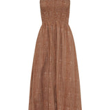 Faithfull - Alyvia Maxi Dress Vadella Print Cocoa - Final Sale