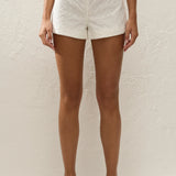 Faithfull - Olivia Short Valentina Broderie White