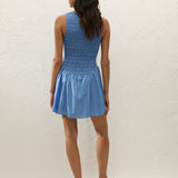 Faithfull - Martina Mini Dress Venice Blue