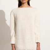 Faithfull - Cala Bianca Crochet Hat Off White
