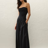 Faithfull - Lia Maxi Dress Valentina Broderie Black