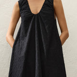 Faithfull - Juana Mini Dress Valentina Broderie Black