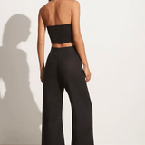 Faithfull - Ottavio Pants Plain Black - Final Sale