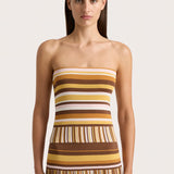 Faithfull - Citara Strapless Top Cocoa - Final Sale