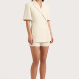 Faithfull - Enna Short Sleeve Blazer Beige
