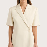 Faithfull - Enna Short Sleeve Blazer Beige