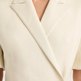 Faithfull - Enna Short Sleeve Blazer Beige